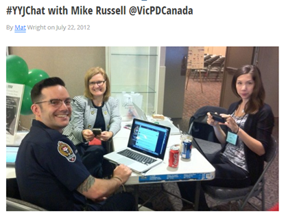 Mike Russell on #yyjchat
